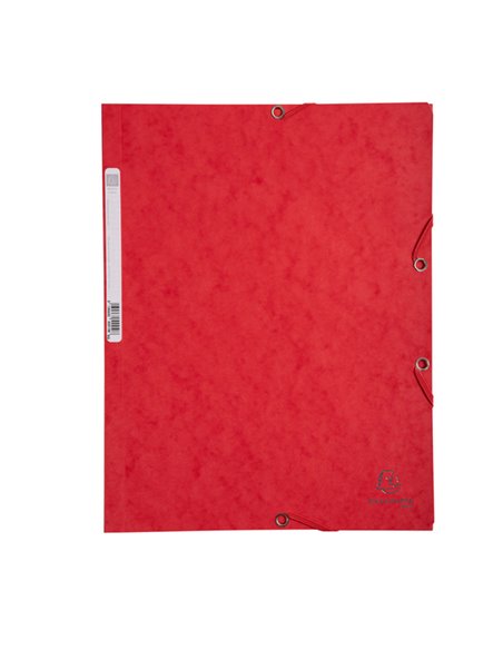 CARTELLA CON ELASTICO 24x32CM ROSSO CARTONCINO LUSTRE' 425gr 55505E EXACOMPTA CARTELLE CON ELASTICO