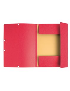 CARTELLA CON ELASTICO 24x32CM ROSSO CARTONCINO LUSTRE' 425gr 55505E EXACOMPTA CARTELLE CON ELASTICO 2