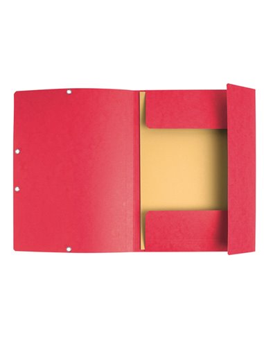 CARTELLA CON ELASTICO 24x32CM ROSSO CARTONCINO LUSTRE' 425gr 55505E EXACOMPTA CARTELLE CON ELASTICO