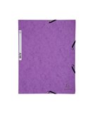 CARTELLA CON ELASTICO 24x32CM VIOLA CARTONCINO LUSTRE' 425gr 55508E