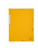 CARTELLA CON ELASTICO 24x32CM GIALLO CARTONCINO LUSTRE' 425gr 55509E