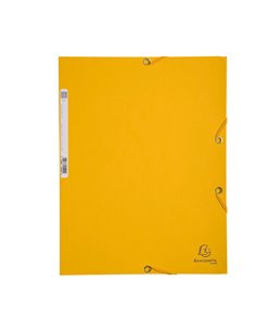 CARTELLA CON ELASTICO 24x32CM GIALLO CARTONCINO LUSTRE' 425gr 55509E EXACOMPTA CARTELLE CON ELASTICO