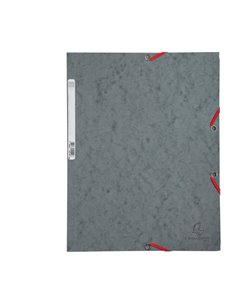 CARTELLA CON ELASTICO 24x32CM GRIGIO CARTONCINO LUSTRE' 425gr 55511E EXACOMPTA CARTELLE CON ELASTICO