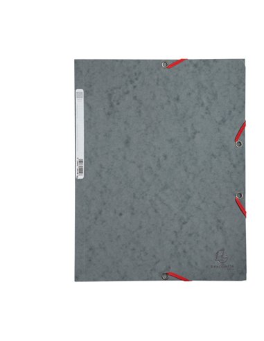 CARTELLA CON ELASTICO 24x32CM GRIGIO CARTONCINO LUSTRE' 425gr 55511E EXACOMPTA CARTELLE CON ELASTICO