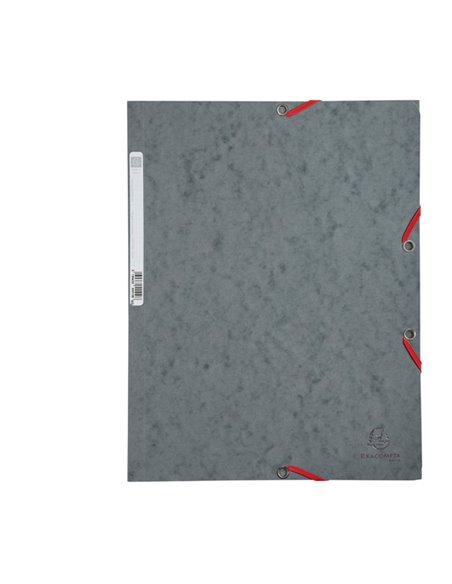 CARTELLA CON ELASTICO 24x32CM GRIGIO CARTONCINO LUSTRE' 425gr 55511E EXACOMPTA CARTELLE CON ELASTICO