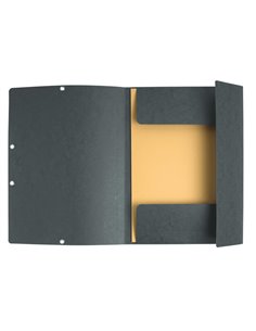 CARTELLA CON ELASTICO 24x32CM GRIGIO CARTONCINO LUSTRE' 425gr 55511E EXACOMPTA CARTELLE CON ELASTICO 2