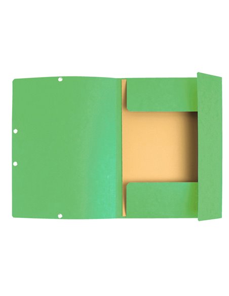 CARTELLA CON ELASTICO 24x32CM VERDE TIGLIO CARTONCINO LUSTRE' 425gr 55513E EXACOMPTA CARTELLE CON ELASTICO