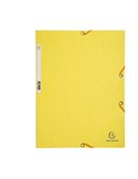 CARTELLA CON ELASTICO 24x32CM GIALLO LIMONE CARTONCINO LUSTRE' 425gr 55529E