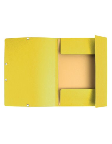 CARTELLA CON ELASTICO 24x32CM GIALLO LIMONE CARTONCINO LUSTRE' 425gr 55529E EXACOMPTA CARTELLE CON ELASTICO