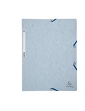 CARTELLA CON ELASTICO 24x32CM GRIGIO CHIARO CARTONCINO LUSTRE' 425gr 55531E