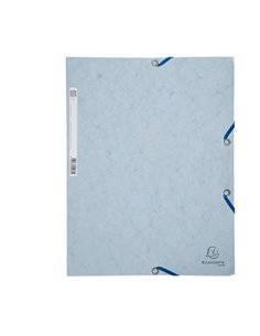CARTELLA CON ELASTICO 24x32CM GRIGIO CHIARO CARTONCINO LUSTRE' 425gr 55531E EXACOMPTA CARTELLE CON ELASTICO