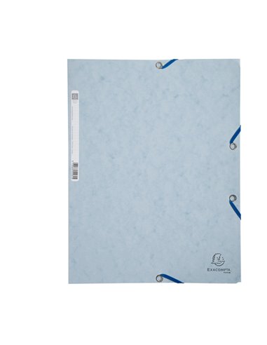 CARTELLA CON ELASTICO 24x32CM GRIGIO CHIARO CARTONCINO LUSTRE' 425gr 55531E EXACOMPTA CARTELLE CON ELASTICO