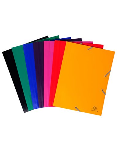 CARTELLA PPL CON ELASTICO 24x32CM FUXIA EXACOMPTA 55920E