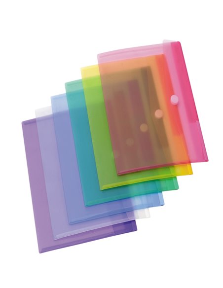 SET 12 BUSTE PPL CON VELCRO COLORI ASSORTITI Djois B510209 Djois BUSTE PER USI DIVERSI E DEDICATI