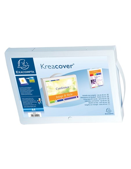 Valigetta Kreacover ppl personalizzabile 24x32cm dorso 4cm Exacompta 5925E