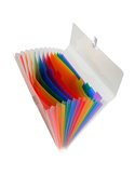 CLASSIFICATORE A 13 TASCHE 33x25cm IN PPL CRYSTAL 55298E