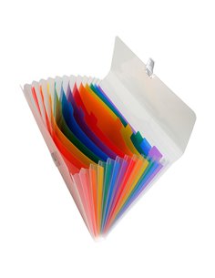 CLASSIFICATORE A 13 TASCHE 33x25cm IN PPL CRYSTAL 55298E EXACOMPTA CLASSIFICATORI