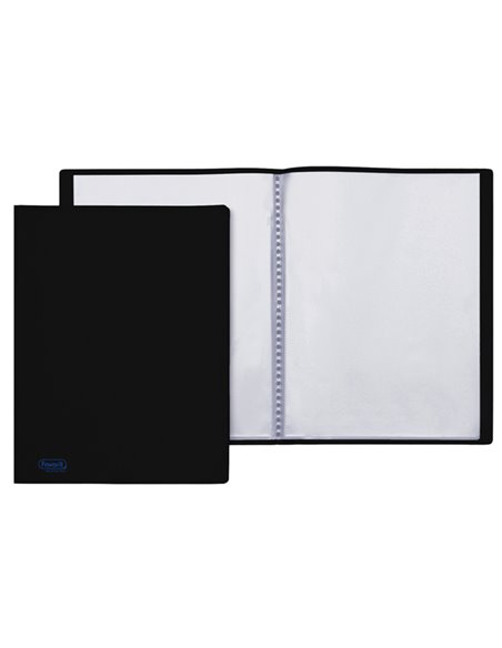 Portalistini SVILUPPO liscio 22x30cm in naturene 40 buste nero FAVORIT 400035521 FAVORIT PORTALISTINI A BUSTE FISSE