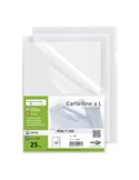 25 CARTELLINE A L 21X29,7 POLI T 150 PPL LISCIO SEI 662318