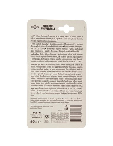 ADESIVO UNIVERSALE 20GR BOSTIK MAX REPAIR TRASPARENTE 64379