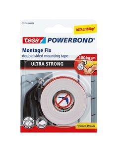 NASTRO BIADESIVO 19mmx1,5mt POWERBOND ULTRA STRONG Tesa 55791-00002-04