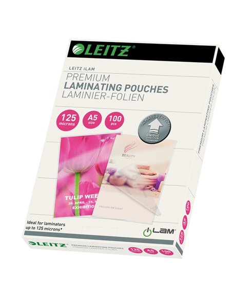 100 POUCHES iLAM A5-154x216mm 125micron LEITZ 74930000 LEITZ POUCHES PER PLASTIFICARE
