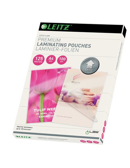 100 POUCHES iLAM A4-216x303mm 125micron LEITZ 74810000
