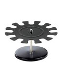 PORTATIMBRI CIRCOLARE 12posti NERO in METALLO Koala 7203