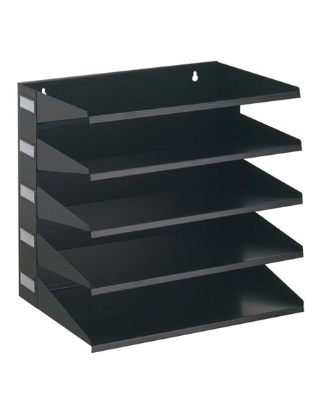 PORTADOCUMENTI SORTER RACK 5 SCOMPARTI NERO DURABLE 3360-01 DURABLE PORTACORRISPONDENZA-PORTARIVISTE