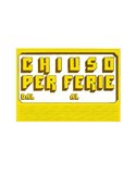 CARTELLO IN CARTONCINO 'CHIUSO PER FERIE' 23x32cm CWR 315/6 315/6