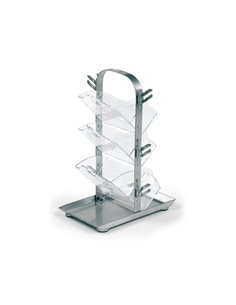 PORTATIMBRI FISHBONE 6+6posti SILVER Turikan 7200S TURIKAN PORTATIMBRI