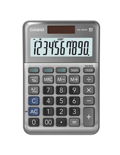 CALCOLATRICE DA TAVOLO MS-100FM 10cifre BIG DISPLAY CASIO MS100FM-WA-EP CASIO DA TAVOLO