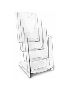 PORTADEPLIANT 4 TASCHE 1/3 A4 - 11,5x26,5x18,4cm Arda 70A64 ARDA PORTADEPLIANT DA TAVOLO