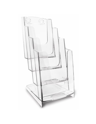 PORTADEPLIANT 4 TASCHE 1/3 A4 - 11,5x26,5x18,4cm Arda 70A64 ARDA PORTADEPLIANT DA TAVOLO