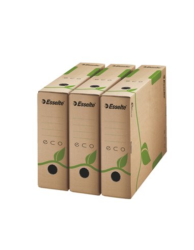 Scatola archivio ECOBOX dorso 80mm 327x233mm ESSELTE 623916 ESSELTE SCATOLE ARCHIVIO IN CARTONE