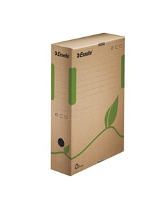 Scatola archivio ECOBOX dorso 80mm 327x233mm ESSELTE 623916 ESSELTE SCATOLE ARCHIVIO IN CARTONE 2
