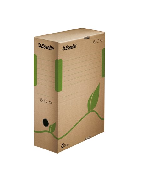 Scatola archivio ECOBOX dorso 100mm 327x233mm ESSELTE 623917 ESSELTE SCATOLE ARCHIVIO IN CARTONE