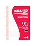 BLOCCO COLLATO FORATI RINFORZATI BANDUP A4 90gr 40fg 1rigo BM 0106434