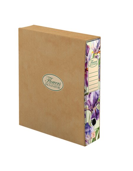 Registratore protocollo D.8cm con custodia Pigna Nature Flowers 0223325D8 PIGNA REGISTRATORI A LEVA
