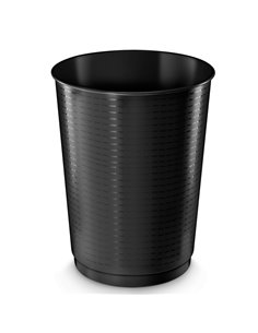 Cestino gettacarte 40Lt nero 133R alta capacitA' Cep 1001330161 CEP CESTINI GETTACARTE