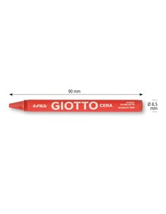 BARATTOLO 96 PASTELLI CERA 90mm ø 8.5mm GIOTTO 523600 GIOTTO PASTELLI A OLIO-CERA 2