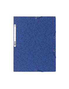 Cartella 3 lembi c/elastico 24x32cm colori ass. 400g 55510E Exacompta 55510E EXACOMPTA CARTELLE CON ELASTICO 2
