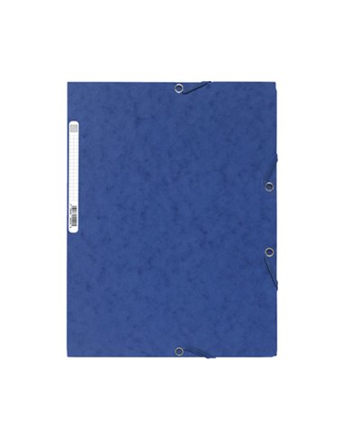 Cartella 3 lembi c/elastico 24x32cm colori ass. 400g 55510E Exacompta 55510E EXACOMPTA CARTELLE CON ELASTICO