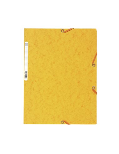 Cartella 3 lembi c/elastico 24x32cm colori ass. 400g 55510E Exacompta 55510E EXACOMPTA CARTELLE CON ELASTICO