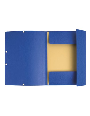 Cartella 3 lembi c/elastico 24x32cm colori ass. 400g 55510E Exacompta 55510E EXACOMPTA CARTELLE CON ELASTICO
