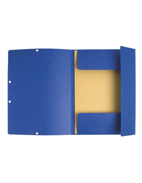 Cartella 3 lembi c/elastico 24x32cm colori ass. 400g 55510E Exacompta 55510E EXACOMPTA CARTELLE CON ELASTICO