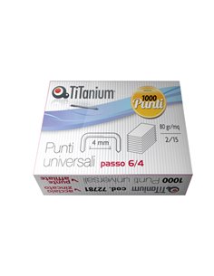 SCATOLA 1000 PUNTI UNIVERSALI TiTanium 6/4 TI1002T