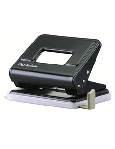PERFORATORE 2 fori in metallo nero TiTanium TI2051N