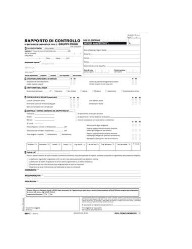 25 RAPPORTI CONTROLLO EFFICIENZA ENERG.T2 gruppi frigo 31x21cm snap3c E9092T2 E9092T2 EDIPRO AZIENDE-CONTABILITA' GENERALE