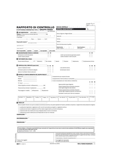 25 RAPPORTI CONTROLLO EFFICIENZA ENERG.T2 gruppi frigo 31x21cm snap3c E9092T2 E9092T2 EDIPRO AZIENDE-CONTABILITA' GENERALE